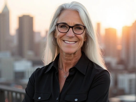 head and shoulders shot of Beth Meyerson