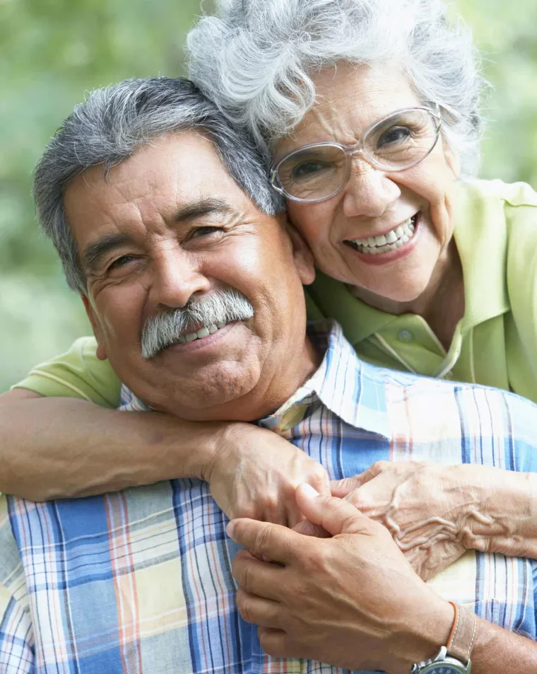 happy older couple