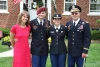 Reed and his kids standing outside